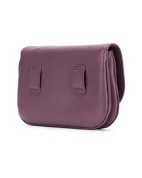 Темно-пурпурная кожаная сумка через плечо от Fabiana Filippi