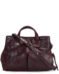 Темно-пурпурная кожаная сумка через плечо от Marsèll