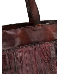 Темно-пурпурная кожаная сумка через плечо от Numero 10