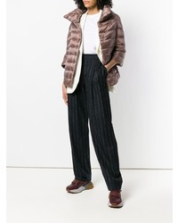 Женская темно-пурпурная куртка-пуховик от Herno