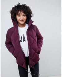 Женская темно-пурпурная куртка-пуховик от ASOS DESIGN