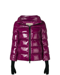 Женская темно-пурпурная куртка-пуховик от Herno