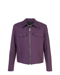 Темно-пурпурная куртка-рубашка