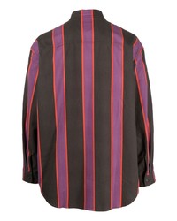 Мужская темно-пурпурная рубашка с длинным рукавом с принтом от Levi's