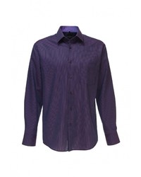Мужская темно-пурпурная рубашка с длинным рукавом от GREG