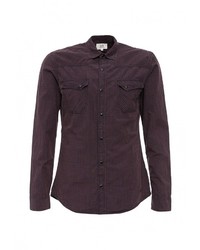 Мужская темно-пурпурная рубашка с длинным рукавом от Q/S designed by