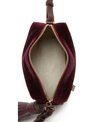 Темно-пурпурная сумка через плечо от Anya Hindmarch
