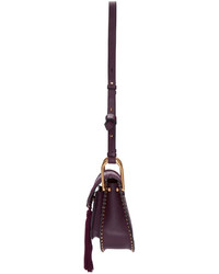 Женская темно-пурпурная сумка от Chloé