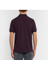 Мужская темно-пурпурная футболка-поло от Lacoste
