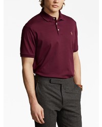 Мужская темно-пурпурная футболка-поло от Polo Ralph Lauren