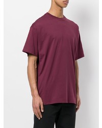 Мужская темно-пурпурная футболка с круглым вырезом от Represent