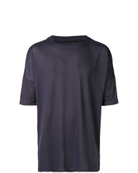Мужская темно-пурпурная футболка с круглым вырезом от Nike