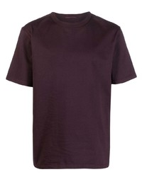 Мужская темно-пурпурная футболка с круглым вырезом от Ten C