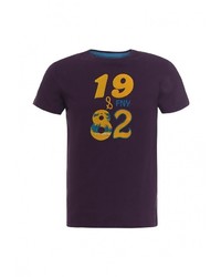 Мужская темно-пурпурная футболка от Frank NY