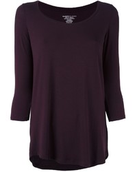 Женская темно-пурпурная футболка от Majestic Filatures