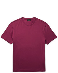 Мужская темно-пурпурная футболка от Prada