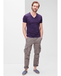 Мужская темно-пурпурная футболка от s.Oliver