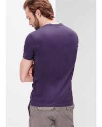 Мужская темно-пурпурная футболка от s.Oliver
