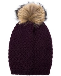 Женская темно-пурпурная шапка от Inverni