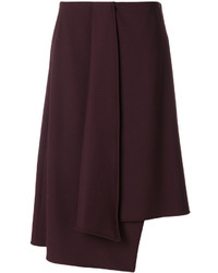 Темно-пурпурная шерстяная юбка от Etro