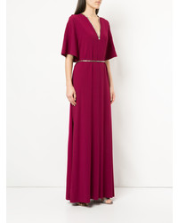 Темно-пурпурное вечернее платье от Paule Ka
