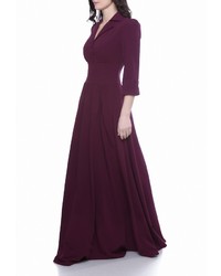 Темно-пурпурное вечернее платье от Olivegrey