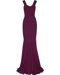 Темно-пурпурное вечернее платье от Roland Mouret