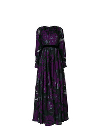 Темно-пурпурное вечернее платье от Talbot Runhof