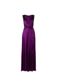 Темно-пурпурное вечернее платье от Talbot Runhof