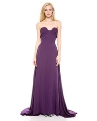 Темно-пурпурное вечернее платье от Vivienne Westwood