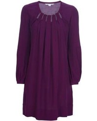 Темно-пурпурное коктейльное платье от Diane von Furstenberg
