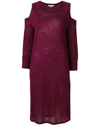 Темно-пурпурное льняное платье от IRO
