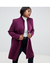 Женское темно-пурпурное пальто от Asos Curve