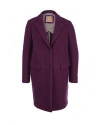Женское темно-пурпурное пальто от BOSS ORANGE
