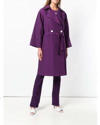 Женское темно-пурпурное пальто от Simon Miller