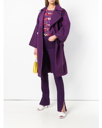 Женское темно-пурпурное пальто от Simon Miller