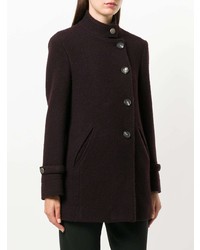 Женское темно-пурпурное пальто от Massimo Alba