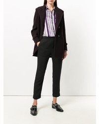 Женское темно-пурпурное пальто от Massimo Alba