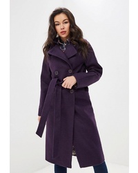 Женское темно-пурпурное пальто от Ovelli