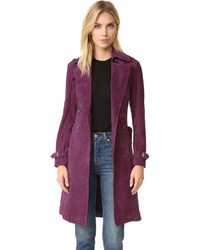 Женское темно-пурпурное пальто от Rebecca Minkoff