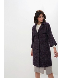 Женское темно-пурпурное пальто от Rosso Style