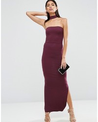 Темно-пурпурное платье-макси от Asos