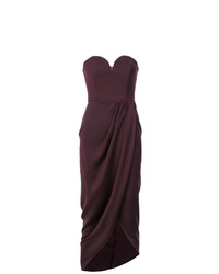 Темно-пурпурное платье-миди от Shona Joy