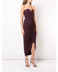Темно-пурпурное платье-миди от Shona Joy