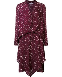 Темно-пурпурное шелковое платье от Derek Lam 10 Crosby