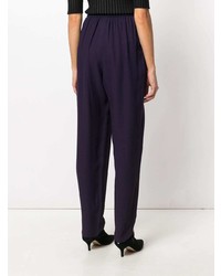 Женские темно-пурпурные брюки-галифе от Yves Saint Laurent Vintage