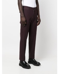 Темно-пурпурные брюки карго от PT TORINO