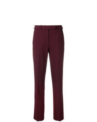 Темно-пурпурные брюки чинос