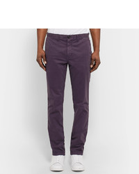 Темно-пурпурные брюки чинос из саржи от Michael Kors