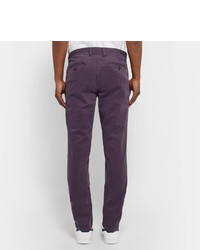 Темно-пурпурные брюки чинос из саржи от Michael Kors